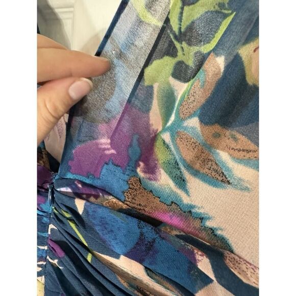 Fairy Donna Ricco Dress 12 Floral Spring Empire Waist Romantic Feminine Chic - Picture 5 of 10